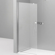 Душевая перегородка Cezares Liberta 125 LIBERTA-L-1-125-120-C-Cr профиль Хром стекло прозрачное