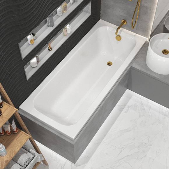 Акриловая ванна Whitecross Vibe 180x75 0105.180075.100 без гидромассажа Акриловая ванна Whitecross Vibe 180x75 0105.180075.100 без гидромассажа