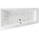Акриловая ванна Excellent Sfera Slim 170x100 L WAEX.SFL17S.ULTRA.BR с гидромассажем Акриловая ванна Excellent Sfera Slim 170x100 L WAEX.SFL17S.ULTRA.BR с гидромассажем