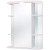 Зеркальный шкаф Onika Глория 55.01 L 205504 с подсветкой Белый