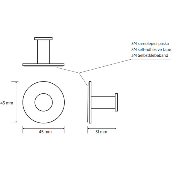 Крючок Bemeta Easy 163106361 Нержавеющая сталь полированная Крючок Bemeta Easy 163106361 Нержавеющая сталь полированная