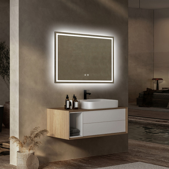 Зеркало Abber See 80 AG6104SP с подсветкой с сенсорным выключателем и диммером