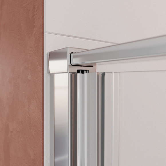 Душевая дверь Cezares Liner 120 L LINER-B-12-120-C-Cr-L профиль Хром стекло прозрачное