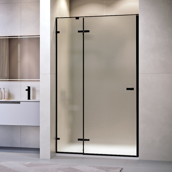 Душевая дверь RGW Stilvoll SV-004-B 110 353200411-24 профиль Черный стекло матовое