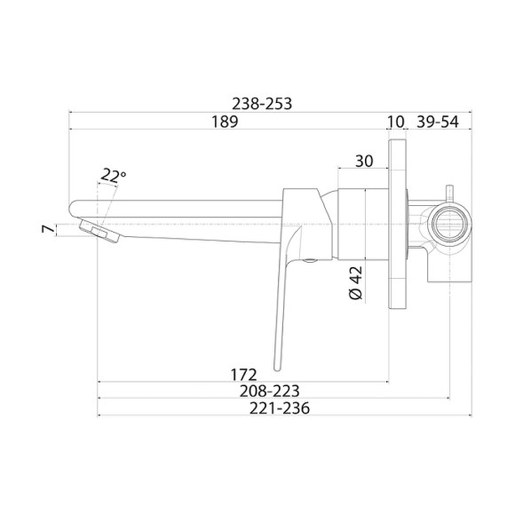 Смеситель для раковины Iddis Edifice EDISB00i65 Хром глянцевый