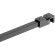 Душевая перегородка Berges Sky Black 100х200 064014 профиль Черный матовый стекло тонированное Душевая перегородка Berges Sky Black 100х200 064014 профиль Черный матовый стекло тонированное