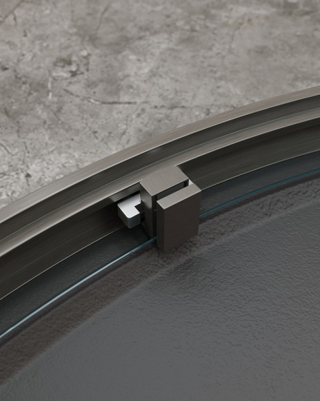 Душевой уголок Cezares Molveno 90x90 MOLVENO-R-1-90-C-GM-IV профиль Оружейная сталь стекло прозрачное Душевой уголок Cezares Molveno 90x90 MOLVENO-R-1-90-C-GM-IV профиль Оружейная сталь стекло прозрачное