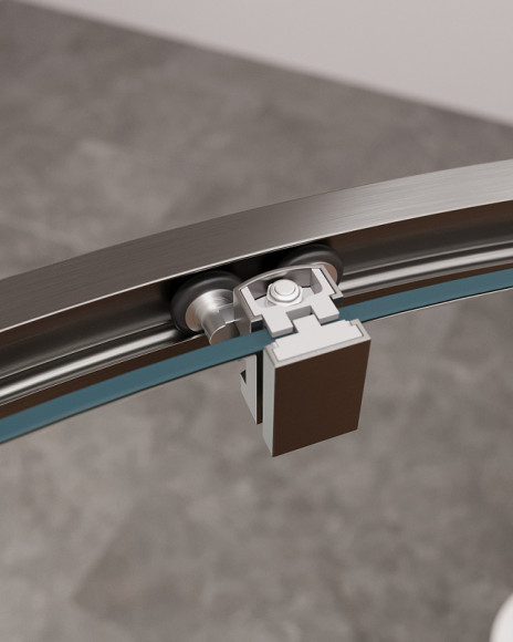 Душевой уголок Cezares Molveno 90x90 MOLVENO-R-1-90-C-GM-IV профиль Оружейная сталь стекло прозрачное Душевой уголок Cezares Molveno 90x90 MOLVENO-R-1-90-C-GM-IV профиль Оружейная сталь стекло прозрачное