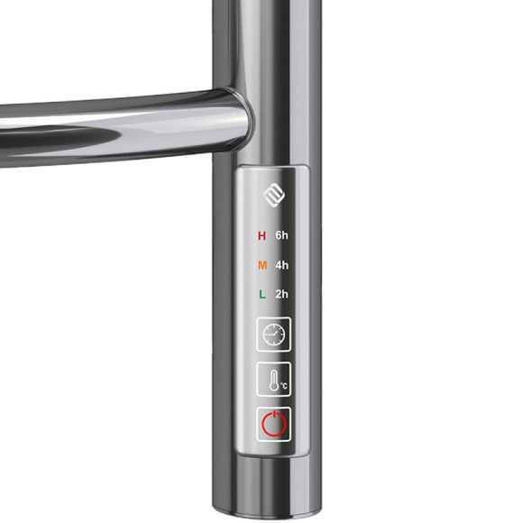 Электрический полотенцесушитель Terminus Классик с/п П8 400х850 4670078531407 с полкой Хром