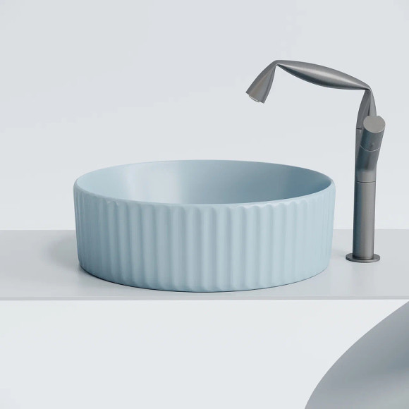 Раковина-чаша Ceramicanova Element 36 CN6057ML Голубая матовая Раковина-чаша Ceramicanova Element 36 CN6057ML Голубая матовая
