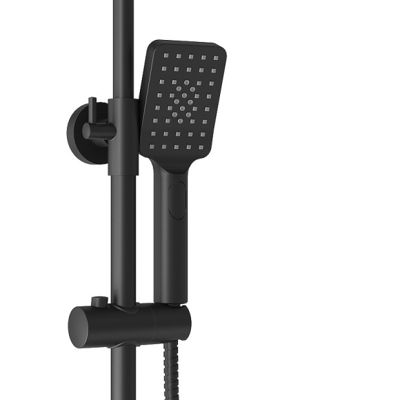 Душевая система Grossman Style 500.K35.05.210 Черная матовая Душевая система Grossman Style 500.K35.05.210 Черная матовая