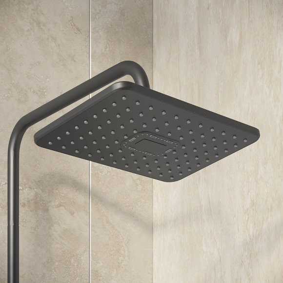 Душевая система Grossman Style 500.K35.05.210 Черная матовая Душевая система Grossman Style 500.K35.05.210 Черная матовая