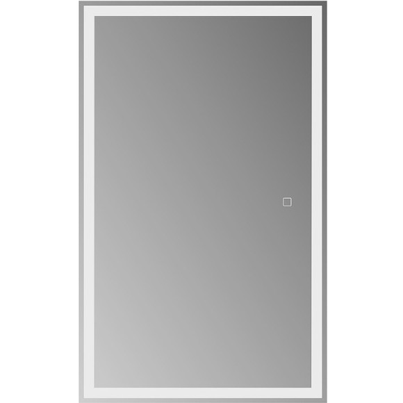 Зеркальный шкаф BelBagno 50 SPC-GRT-500/800-1A-LED-TCH с подсветкой Белый