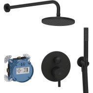 Душевая система Ideal Standard Ceraline BD193XG Черная матовая