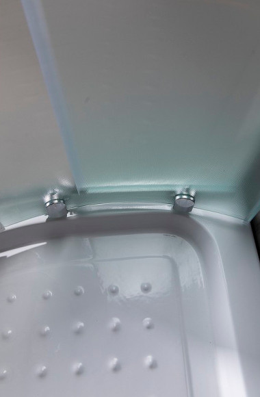 Душевой уголок Esbano ESR-8027A 120x80 R ESUGR8027AR профиль Хром стекло рифленое