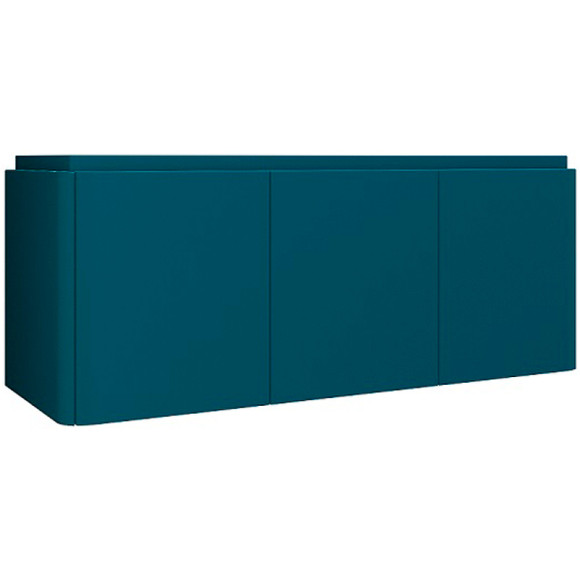 Тумба под раковину Cezares Stylus 140 55232 подвесная Blu Petrolio