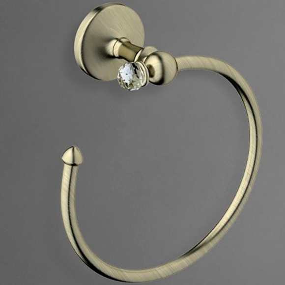 Полотенцедержатель Art&Max Antic Crystal AM-E-2680SJ-Br Бронза Полотенцедержатель Art&Max Antic Crystal AM-E-2680SJ-Br Бронза