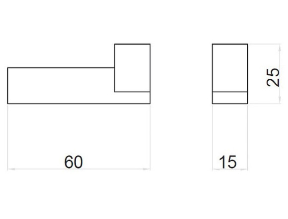 Крючок Webert Pegaso PE500401015 Хром Крючок Webert Pegaso PE500401015 Хром