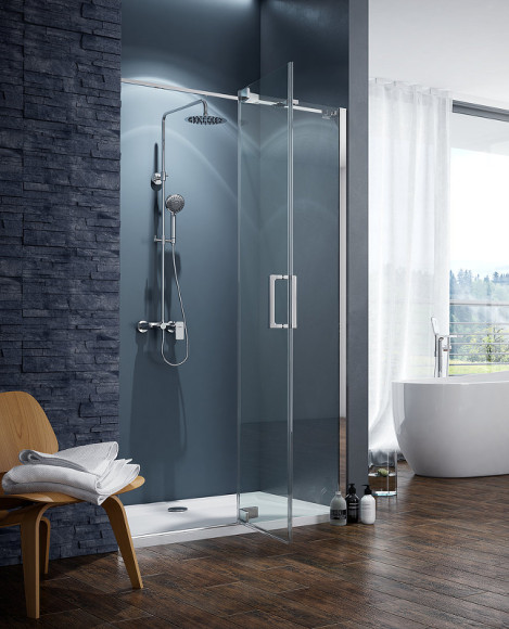 Душевая система Excellent Rain Altar AREX.SY.781BL Черный матовый