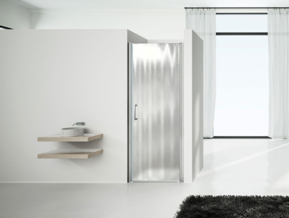 Душевая дверь Vincea Orta 80 VPP-1O800CH-L профиль Хром стекло шиншилла