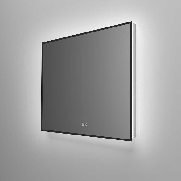 Зеркало Vincea 120 VLM-3VN120B-2 с подсветкой Черное с сенсорным выключателем с подогревом и диммером Зеркало Vincea 120 VLM-3VN120B-2 с подсветкой Черное с сенсорным выключателем с подогревом и диммером