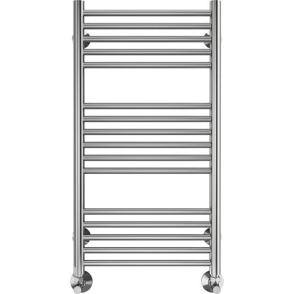 Водяной полотенцесушитель Terminus Аврора П16 400x800 4670078529305 Хром, нижнее подключение, G 1/2" ВР, с угловым соединением