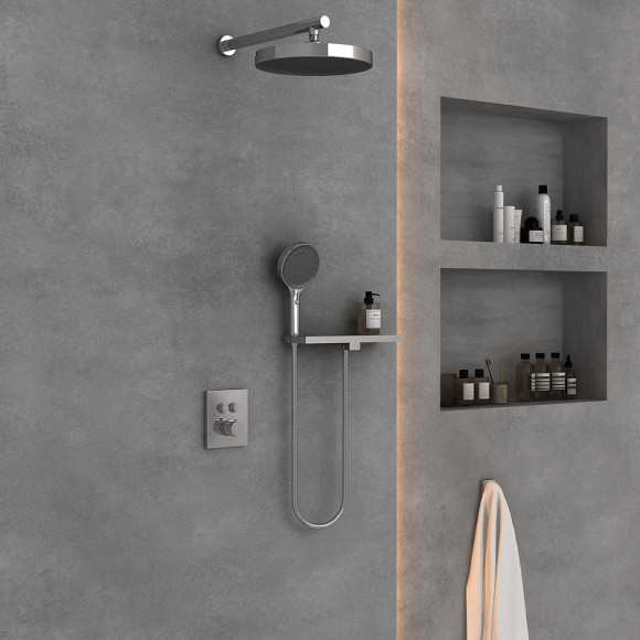 Душевая система Vincea Inspire VSFW-3I21T2RCH с термостатом Хром