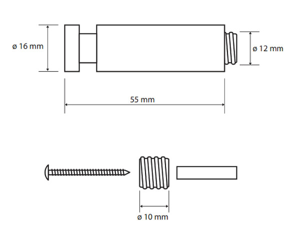 Крючок Bemeta Omega 104506082 Хром Крючок Bemeta Omega 104506082 Хром