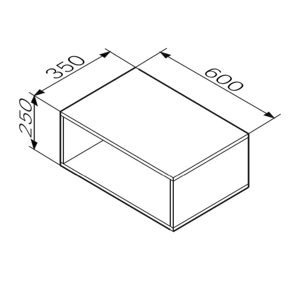 Ниша для пенала AM.PM Func 60 M8FOH0601WG Белая глянцевая Ниша для пенала AM.PM Func 60 M8FOH0601WG Белая глянцевая