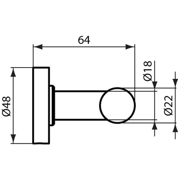 Двойной крючок Ideal Standard IOM A9116AA Хром Двойной крючок Ideal Standard IOM A9116AA Хром