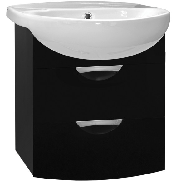 Тумба под раковину Style Line Жасмин 2 55 Люкс Plus подвесная Белый глянец Тумба под раковину Style Line Жасмин 2 55 Люкс Plus подвесная Белый глянец