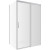 Душевой уголок Omnires Soho 120х80 L/R CLP12X + CLR80X профиль Хром стекло прозрачное