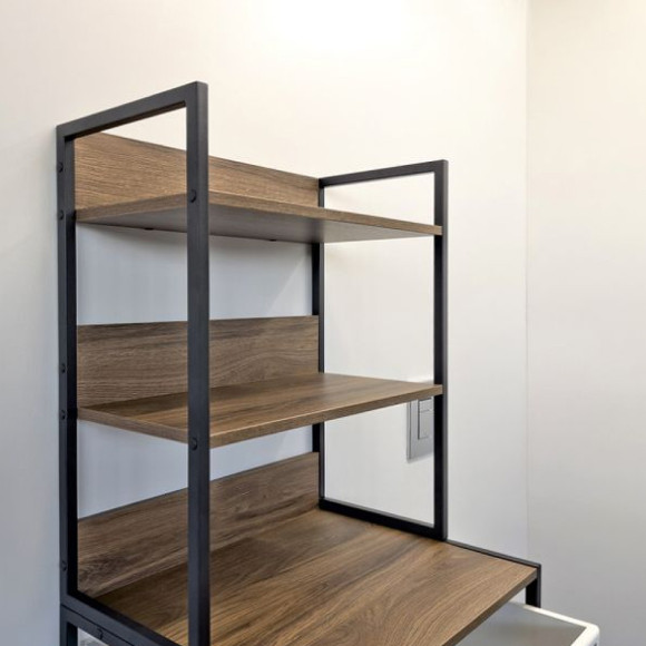 Стеллаж Comforty 65 00-00011201 над стиральной машиной Дуб темно-коричневый Стеллаж Comforty 65 00-00011201 над стиральной машиной Дуб темно-коричневый