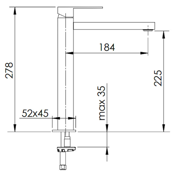 Смеситель для раковины Remer Q-Design QD11LXL Хром Смеситель для раковины Remer Q-Design QD11LXL Хром