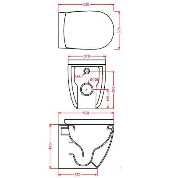 Биде Artceram FILE 2.0 FLB002 01 30 Белое