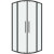 Душевой уголок Grossman Cosmo 90х90 301.K33.02.9090.42.00 профиль Графит сатин стекло прозрачное