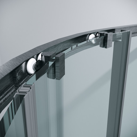 Душевой уголок Grossman Cosmo 90х90 301.K33.02.9090.42.00 профиль Графит сатин стекло прозрачное Душевой уголок Grossman Cosmo 90х90 301.K33.02.9090.42.00 профиль Графит сатин стекло прозрачное