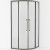 Душевой уголок Cezares Relax-304 90x90 RELAX-304-R-2-90-C-GM профиль Оружейная сталь стекло прозрачное