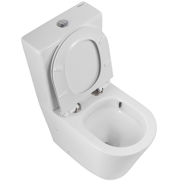 Унитаз компакт BelBagno Flay-Tor BB2149CP-TOR/BB2149T/BB2111SC с бачком и сиденьем Микролифт Унитаз компакт BelBagno Flay-Tor BB2149CP-TOR/BB2149T/BB2111SC с бачком и сиденьем Микролифт