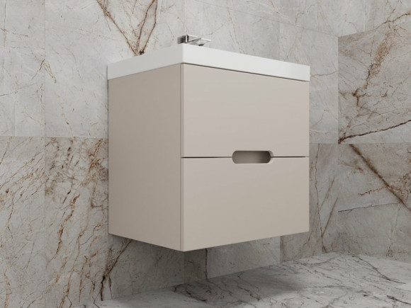 Тумба под раковину Style Line Матис 60 ЛС-00002310 подвесная Крем Тумба под раковину Style Line Матис 60 ЛС-00002310 подвесная Крем