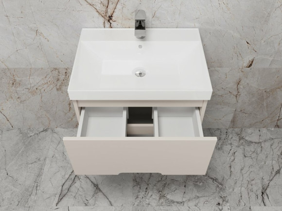 Тумба под раковину Style Line Матис 60 ЛС-00002310 подвесная Крем Тумба под раковину Style Line Матис 60 ЛС-00002310 подвесная Крем