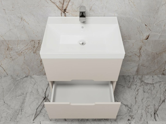 Тумба под раковину Style Line Матис 60 ЛС-00002310 подвесная Крем Тумба под раковину Style Line Матис 60 ЛС-00002310 подвесная Крем