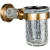 Стакан для зубных щеток Boheme Murano Cristal 10904-CRST-BR Бронза