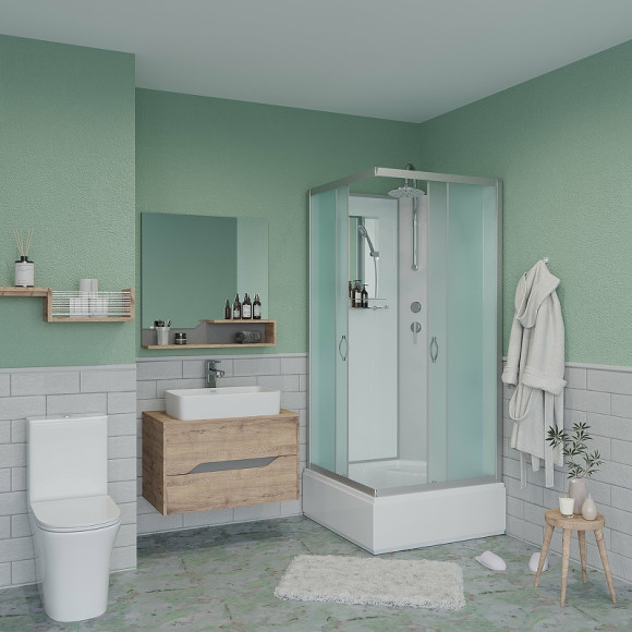 Душевая кабина Niagara Classic 90x90 NG-1108-14BKT без гидромассажа