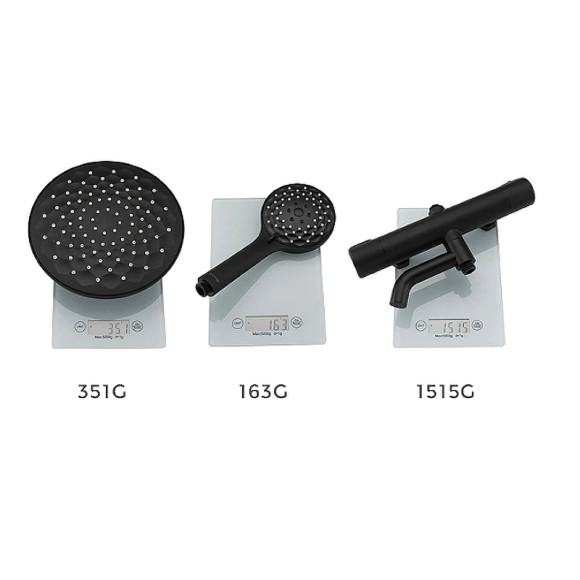 Душевая система Gappo G90 G2490-6 с термостатом Черная матовая Душевая система Gappo G90 G2490-6 с термостатом Черная матовая