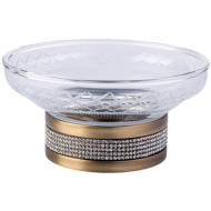 Мыльница Boheme Royal Cristal 10930-BR Бронза Мыльница Boheme Royal Cristal 10930-BR Бронза