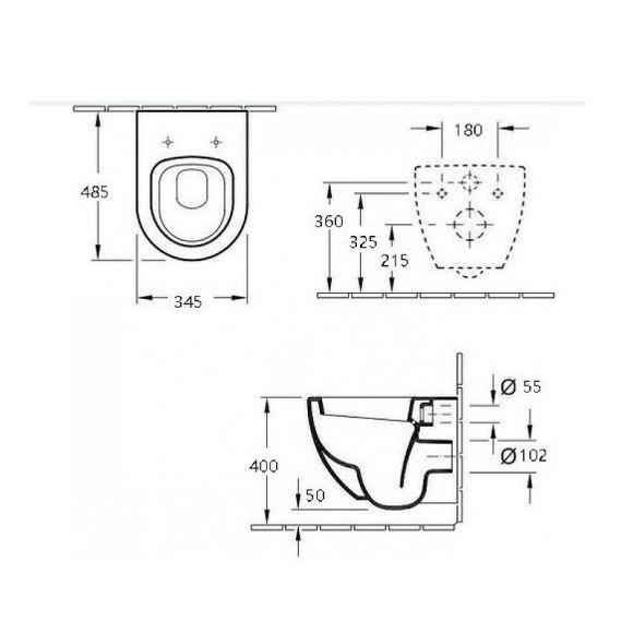 Унитаз Esbano Tiron-C ESUPTIROCBM подвесной Черный матовый с сиденьем Микролифт