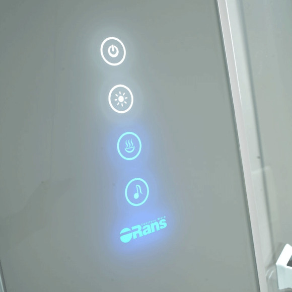 Душевая кабина Orans 150x100 L 89102lw с баней профиль Белый задние стенки Белые Душевая кабина Orans 150x100 L 89102lw с баней профиль Белый задние стенки Белые