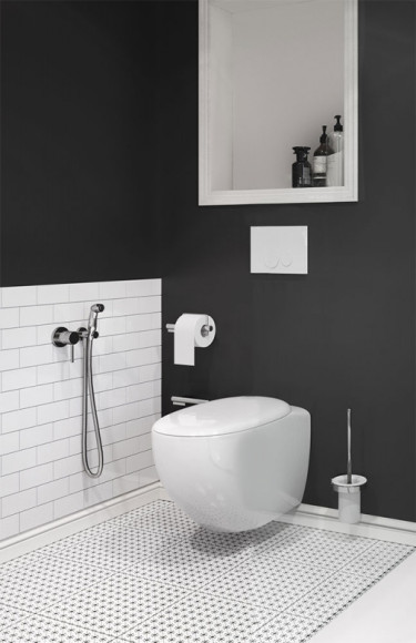 Гигиенический душ со смесителем Kludi Bozz 389990576 Хром