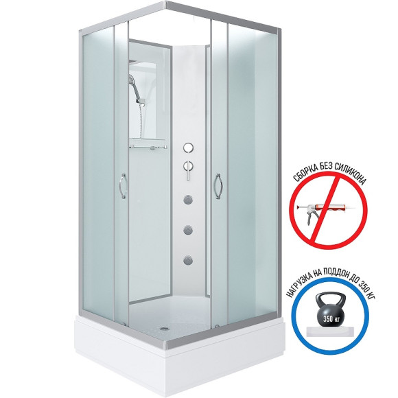 Душевая кабина Niagara Classic 90x70 NG-33974-14QBKG с гидромассажем Душевая кабина Niagara Classic 90x70 NG-33974-14QBKG с гидромассажем